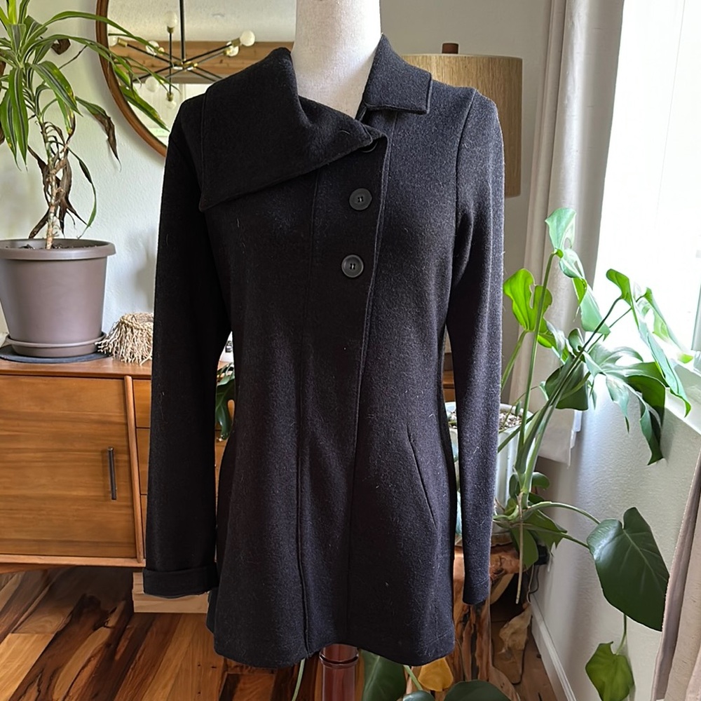 Ibex Wool Peacoat(esque) Jacket